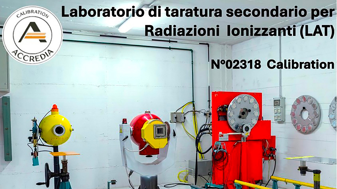 sala irraggiamento dosimetri